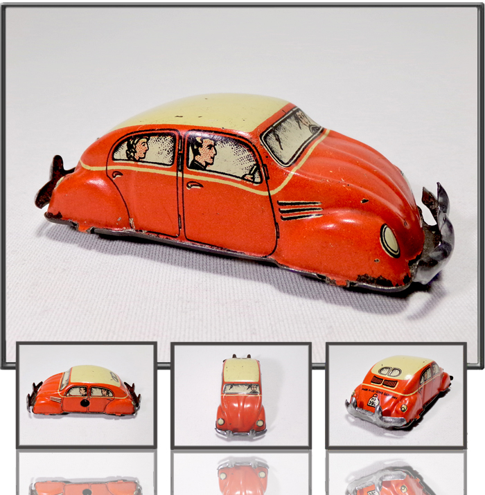 VW Beetle made by Huki, US zone Germany, 1950th