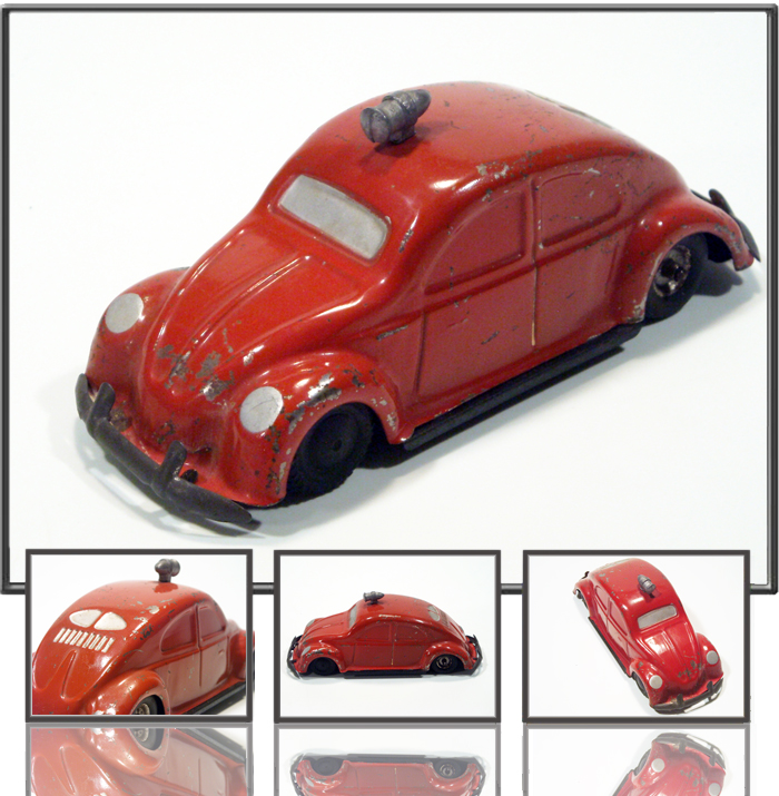 Fire department VW Beetle made by Gama, US zone Germany, 1950th