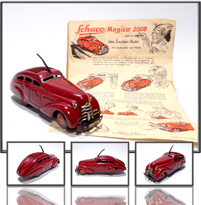 Magic sedan made by Schuco, US zone Germany, 1950th