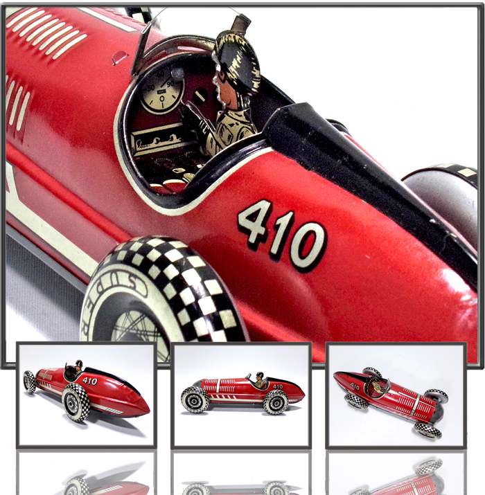Indianapolis racer made by Marx Toys, Gr.Britain, 1950´s