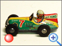 Antique Japanese Tinplate Racer Toy