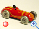 Antique clockwork classic Racer Toy