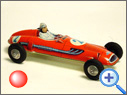 Vintage Tinplate HUKI Racer Toy