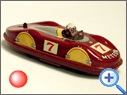Vintage battery NOMURA  Tin Racer Toy