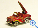 Antique  Fire Brigade Tin Toy