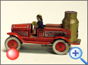 Genuine  & Vintage Tin Fire Brigade Toy