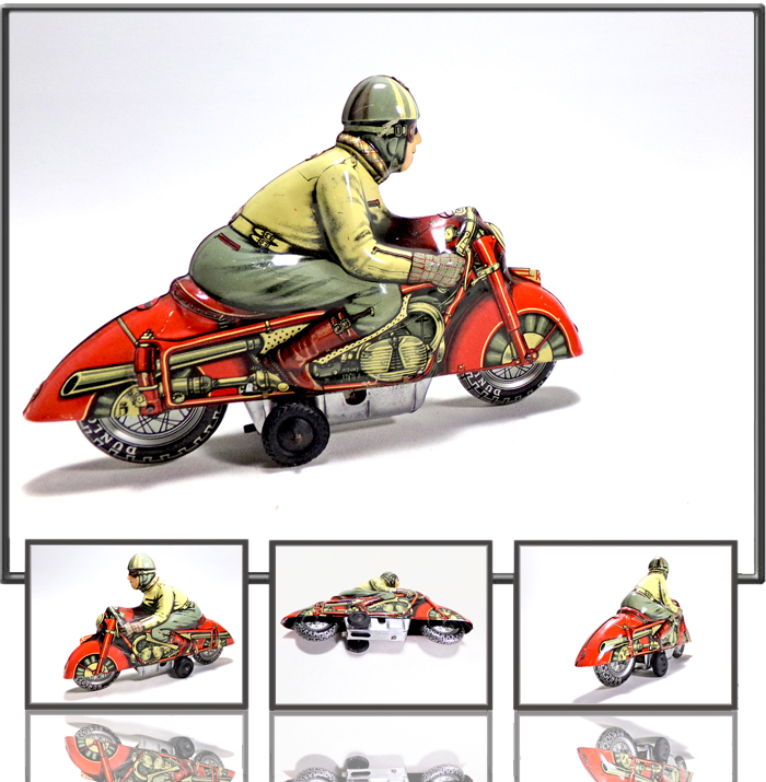 Sport motorcycle made by HUKI (HKN), US zone Germany, 1945-55s