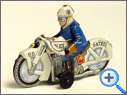 Vintage Tin Motorcycle Toy