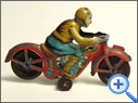 Antique  Clockwork Motorcycle Toy