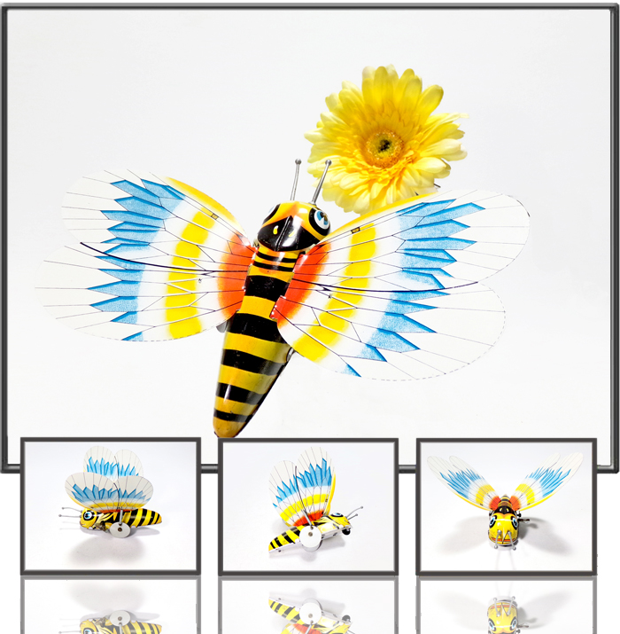 Flapping bee made by YONE, Japan, 1960s