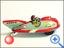 Vintage Friction Space Tin Toy