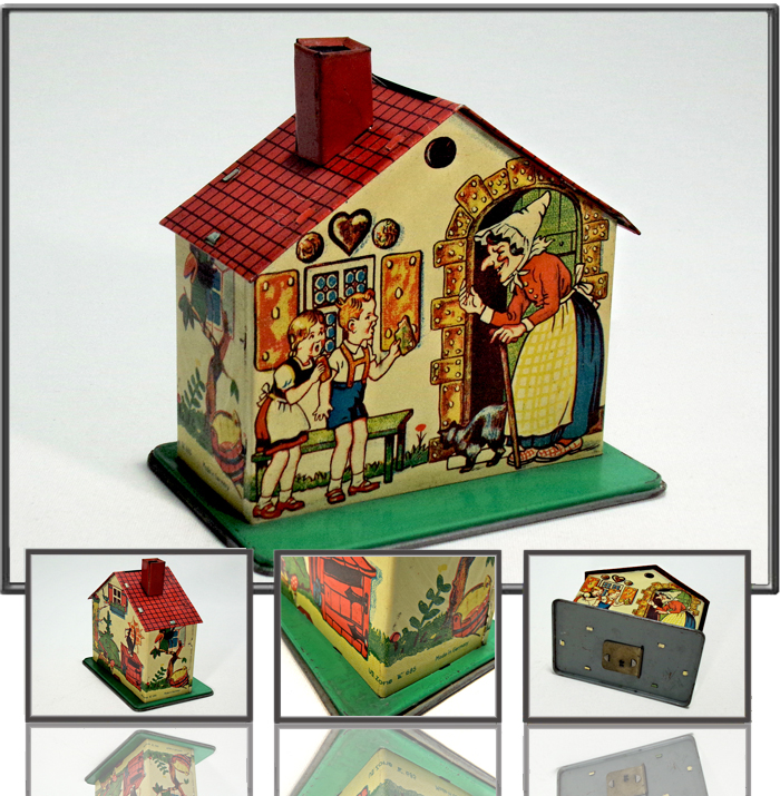 Bewitched candy house made by Keim, U.S.Zone Germany, 1945-55s