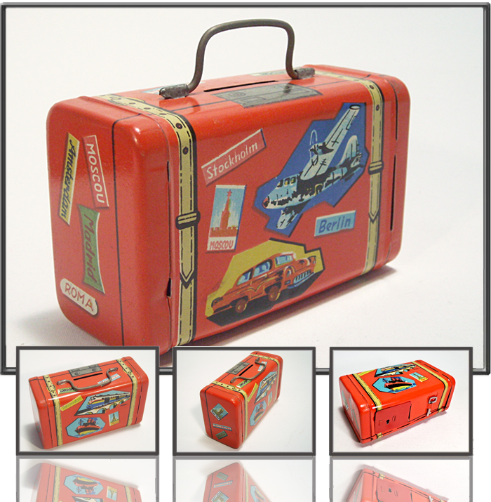 Travel trunk made by J.G.SCHopper, West Germany, 1960s