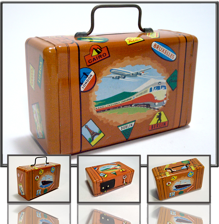 Travelers trunk made by J.G.SCHopper, West Germany, 1960s