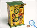 Genuine &Vintage Tin Money Box To
