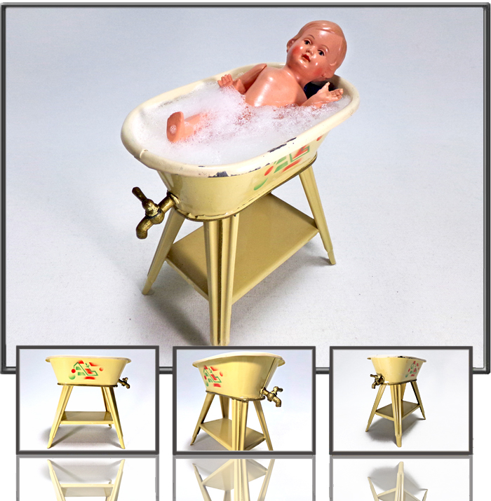 Bath tub on stand made by Göso, Germany, 1940